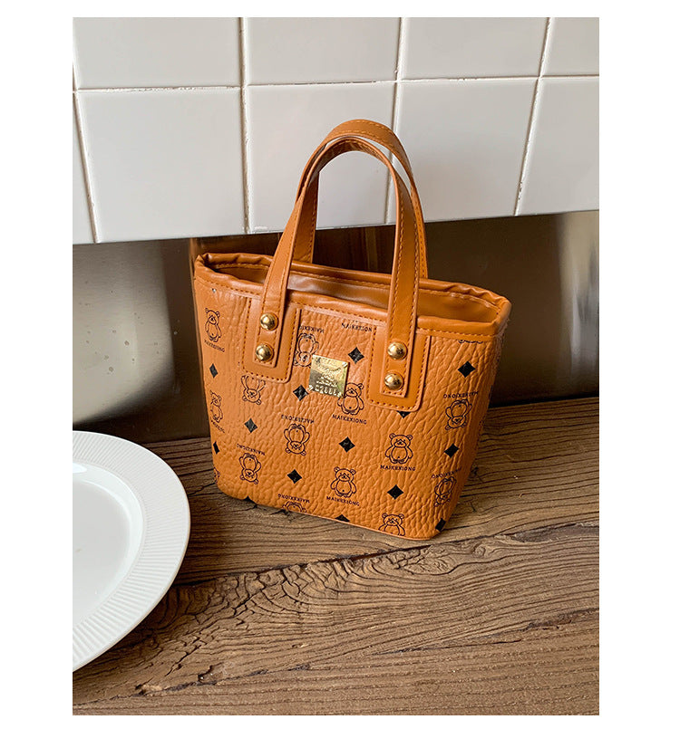 Large Capacity Stylish Versatile Korean Version ins Women's Bag2025New fashionable and high-end one-shoulder tote bag