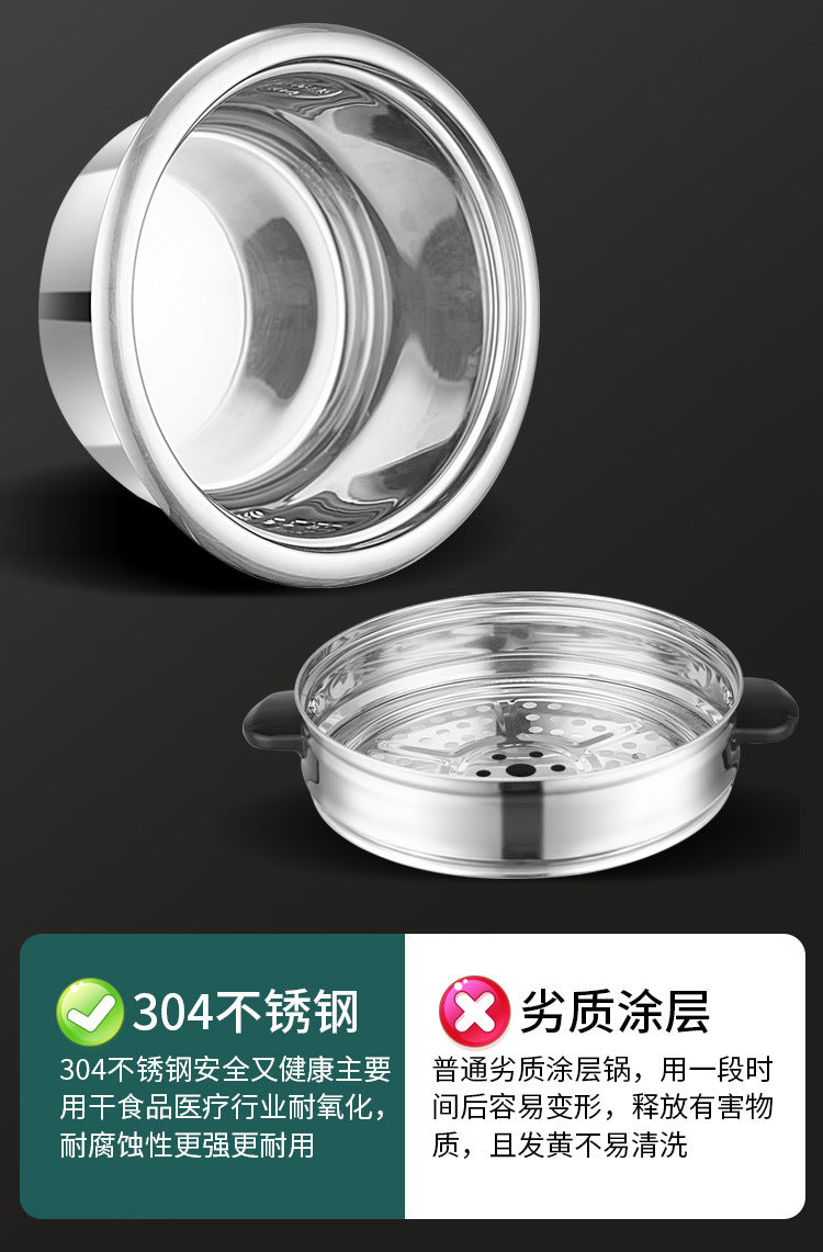Positive Hemisphere Rice Cooker304Stainless Steel Inner Tank Without Coating for Household Use1.5L-6L Old-Fashioned1-10Steam and Cook Rice Cooker