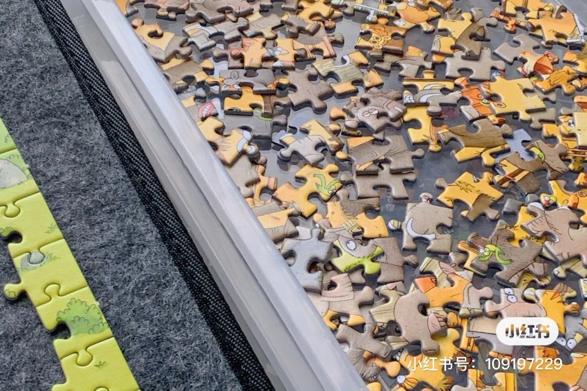 It is said that only20%People can put it together in one go And you? Times Square Puzzle1000Piece0.9kg