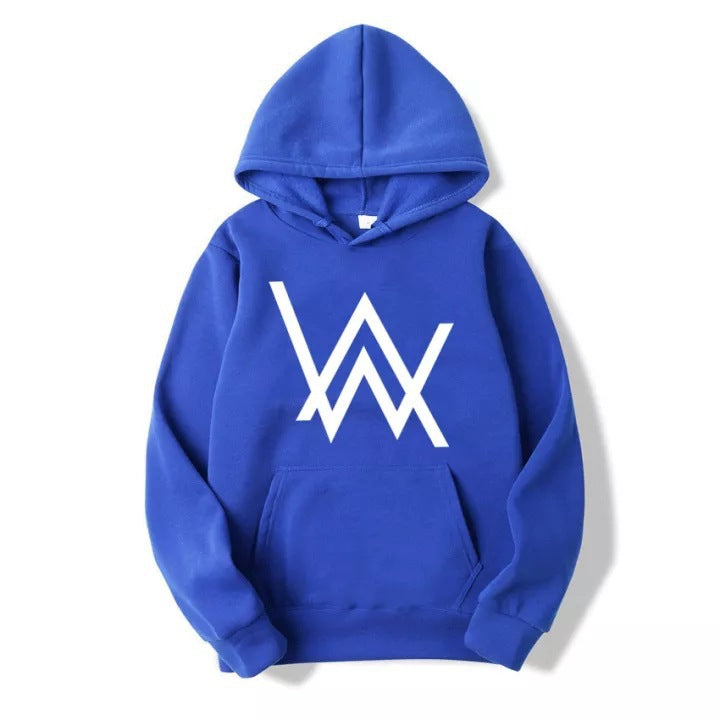European and American Foreign Trade Exclusive Fleece-Lined Hoodie Sweatshirt for Men and Women, Autumn and Winter Couple's Loose Top, Amazon AliExpress