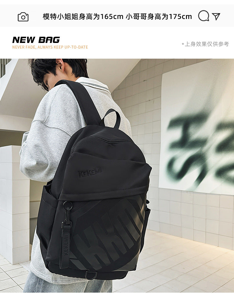 Cross-border Trade Casual Backpack Trendy Letter Waterproof Backpack Large-capacity outdoor travel high-value backpack http://detail.1688.com/offer/972131324440.html