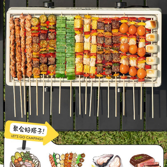 Tea Brewing Stove Set with Grill for Home and Outdoor Use, Suitable for Brewing Milk Tea and Teapots