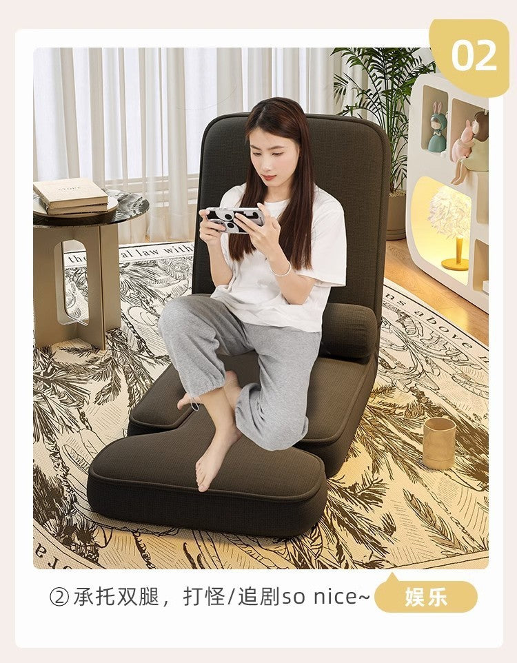 Multifunctional Lazy Sofa Tatami Ergonomic Folding Chair Bedroom Balcony Japanese Style Backrest Chair