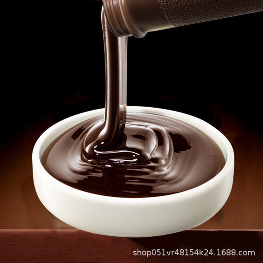 Tea in the Collection Chocolate Sauce1.25kg Bottled Commercial Ice Cream Sundae Milk Tea Baking Special Flavor Seasoning Sauce