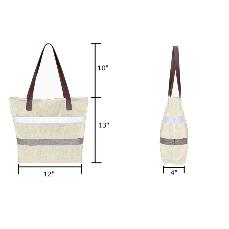Export Hot-Selling Women's Handbag Large Capacity Multi-Functional Canvas Bag Shopping Bag Storage Bag Travel Bag Tote Bag