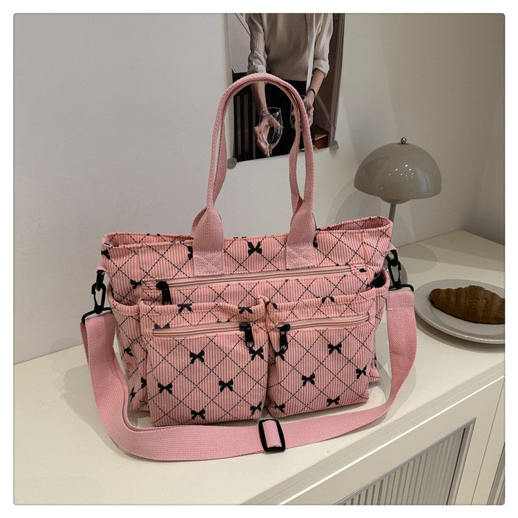 2025Summer New Simple Fashion Underarm Tote Bag This Year's Trendy Retro Commuter Shoulder Bag for Women