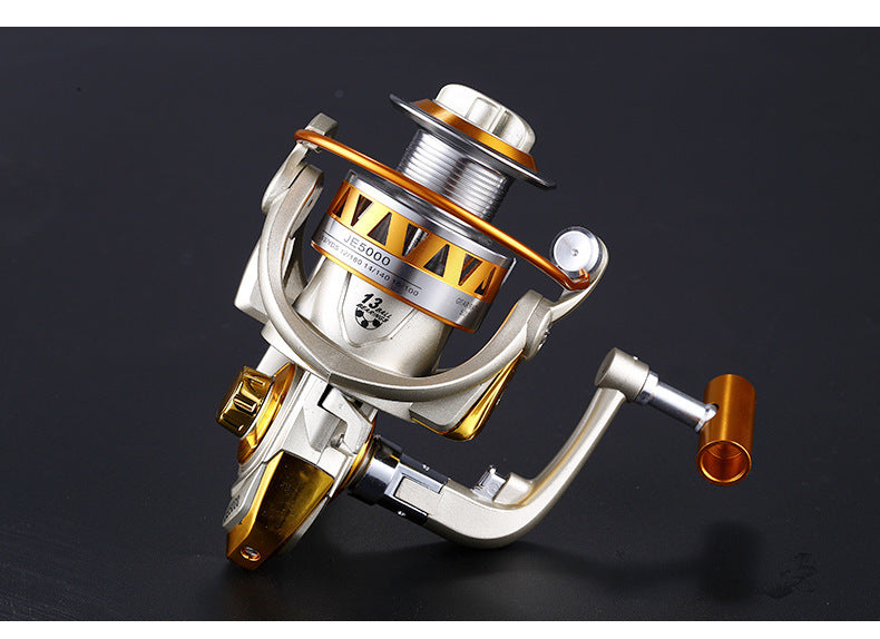 Xinlong Weihai Rod Spinning Fishing Reel 13Bearing Full Metal Head Fishing Reel Long Casting Fishing Rod Accessories Market