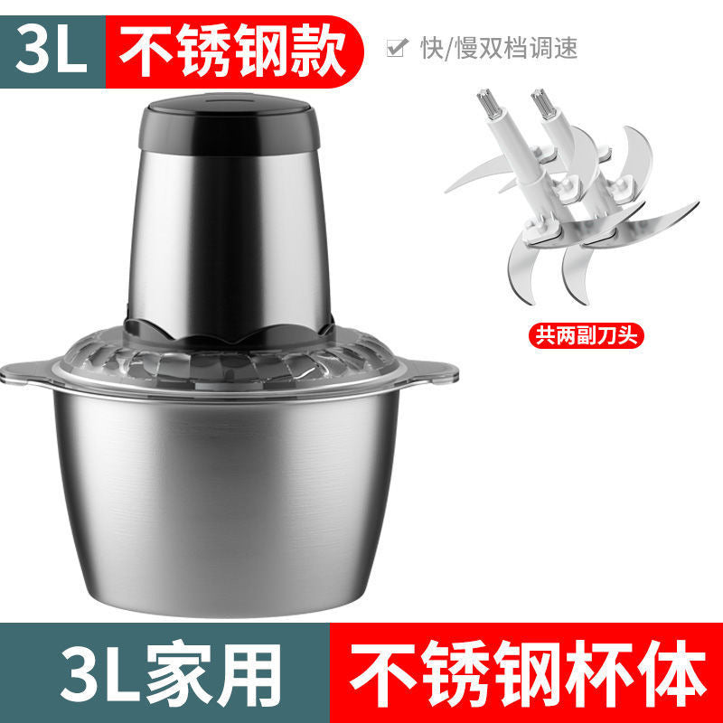Meat Grinder Stainless Steel Multifunctional Household Small Food Processor Commercial Blender Kitchen Baby Food Gift
