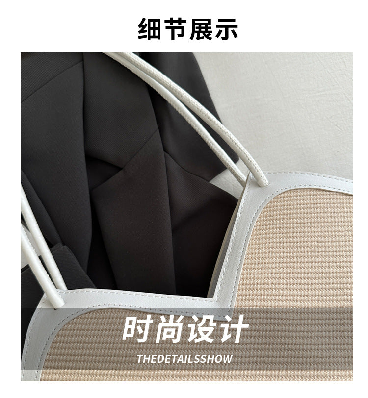 Summer Patchwork Large Capacity Women2025New Fashionable Loose Style Trendy New Casual Tote Shoulder Underarm Bag