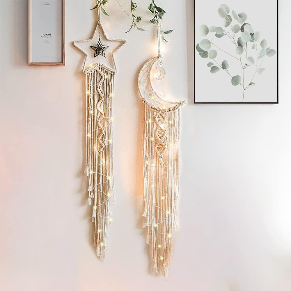 Cross-Border Hot-Selling European Style Artificial Woven Cotton Rope Tapestry Tassel Home Wall Hanging Decoration Soft Furnishing Collection Wholesale