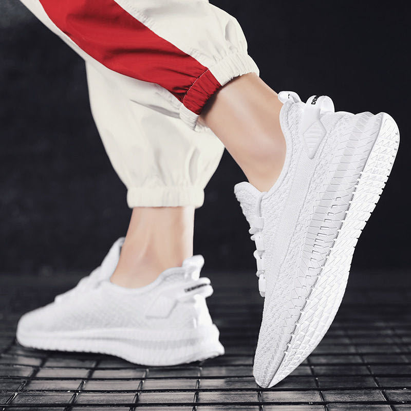 Men's Sneakers2024Spring New Trendy Casual Shoes Running Shoes Couple Shoes Mesh Flyknit Shoes Export