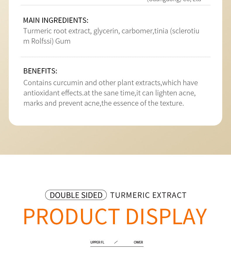 Full English Turmeric Skincare Set SADOER Cleansing, moisturizing, hydrating five-piece set for cross-border foreign trade wholesale
