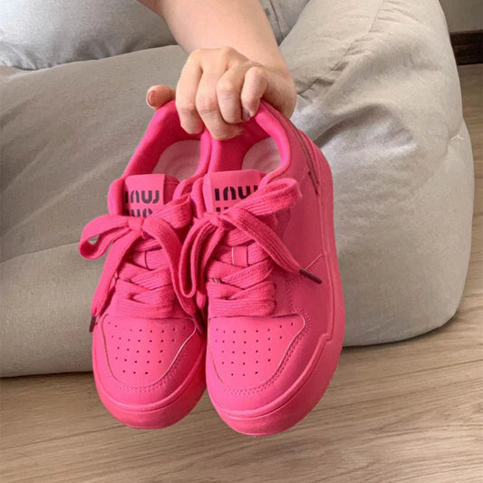 Casual Shoes Sports Summer Dopamine Niche Color Matching Loafers2025New casual college sneakers for women