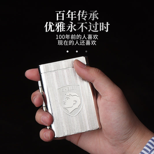 MG New Model Harland Cigarette Case Bloodbath Cigarettes Gangster Style Thick Cigarettes16Metal Side Three-Way Factory Direct Sale