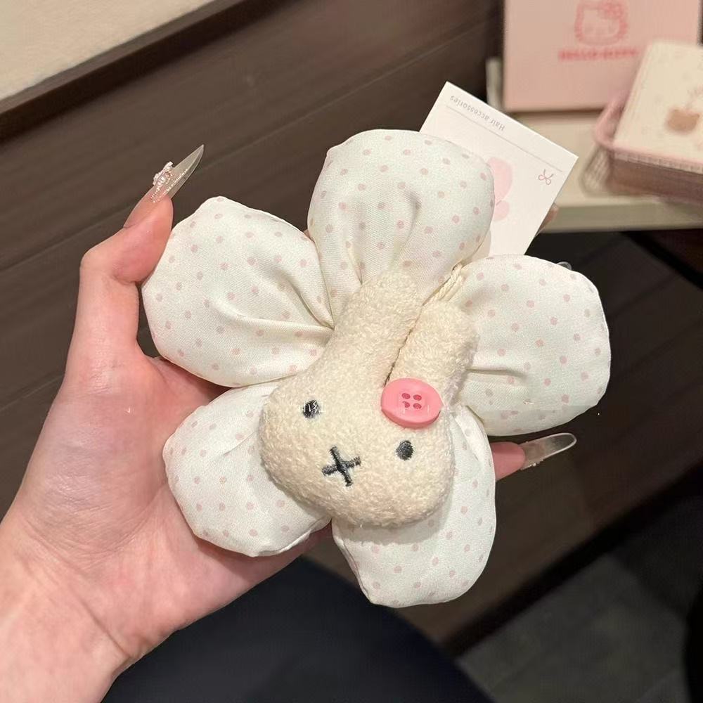 Cute Miffy Rabbit Hair Tie Scrunchie Mickey Sweet Hair Rope Flower Ponytail Bun Hair Tie