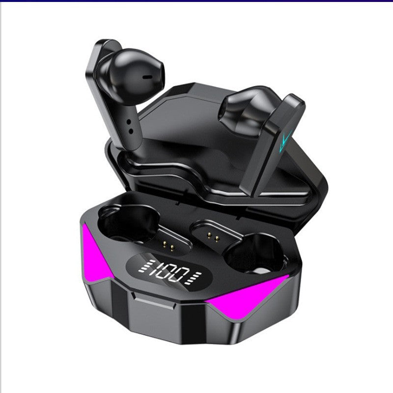 Cross-border Exclusive Hot-Selling Bluetooth Earphones X15Wireless In-Ear Headphones5.3E-Sports Low Latency Digital Display Gaming Headset