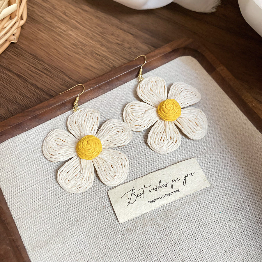 2025Bohemian Cross-Border Trendy Earrings for Women, Vintage Ethnic Style Fashion Studs, Beach Vacation Style Ear Jewelry