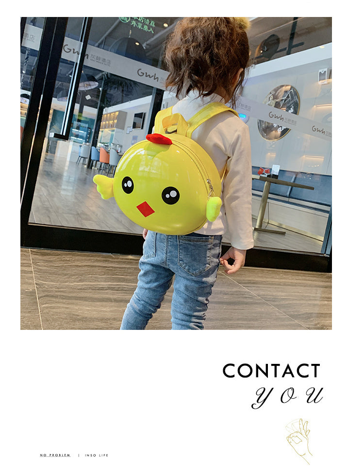 ~Anti-lost Backpack Cartoon Kindergarten Baby Boys Girls Children Eggshell Cute Small Backpack http://detail.1688.com/offer/963317968098.html