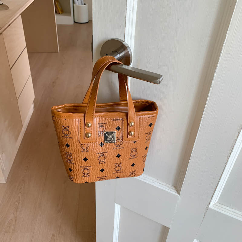 Large Capacity Stylish Versatile Korean Version ins Women's Bag2025New fashionable and high-end one-shoulder tote bag