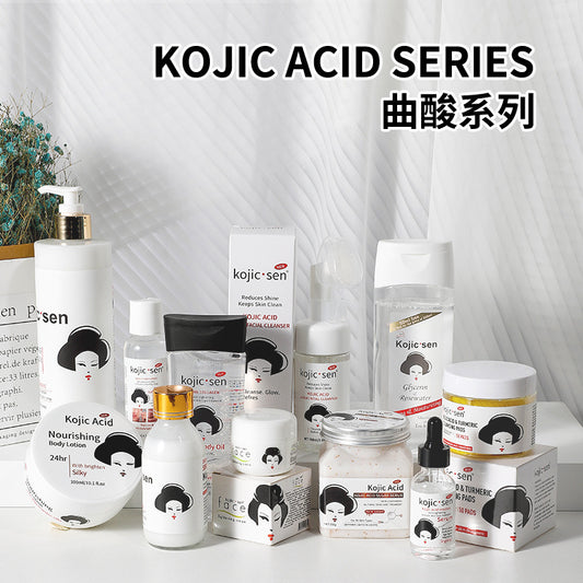 Foreign Trade Kojic Acid Series Full English Body Lotion Long-lasting Fragrance Facial Deep Hydration Moisturizing Cream Cross-border Skincare Products