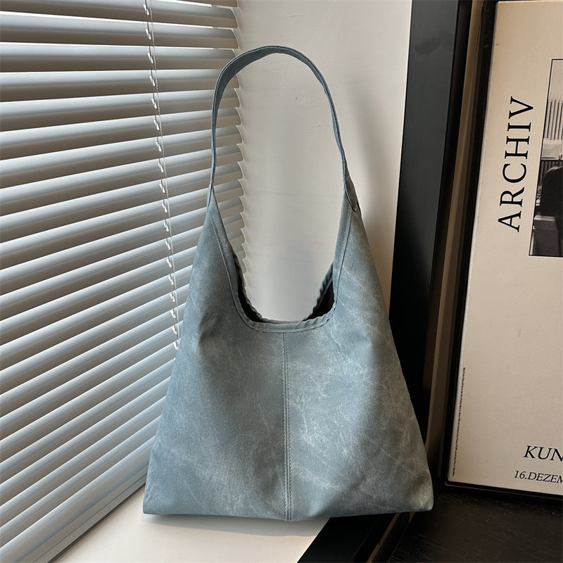 European and American Style Large Capacity Women's Bag2025Summer New Fashionable Single Shoulder Tote Bag Casual Underarm Bag