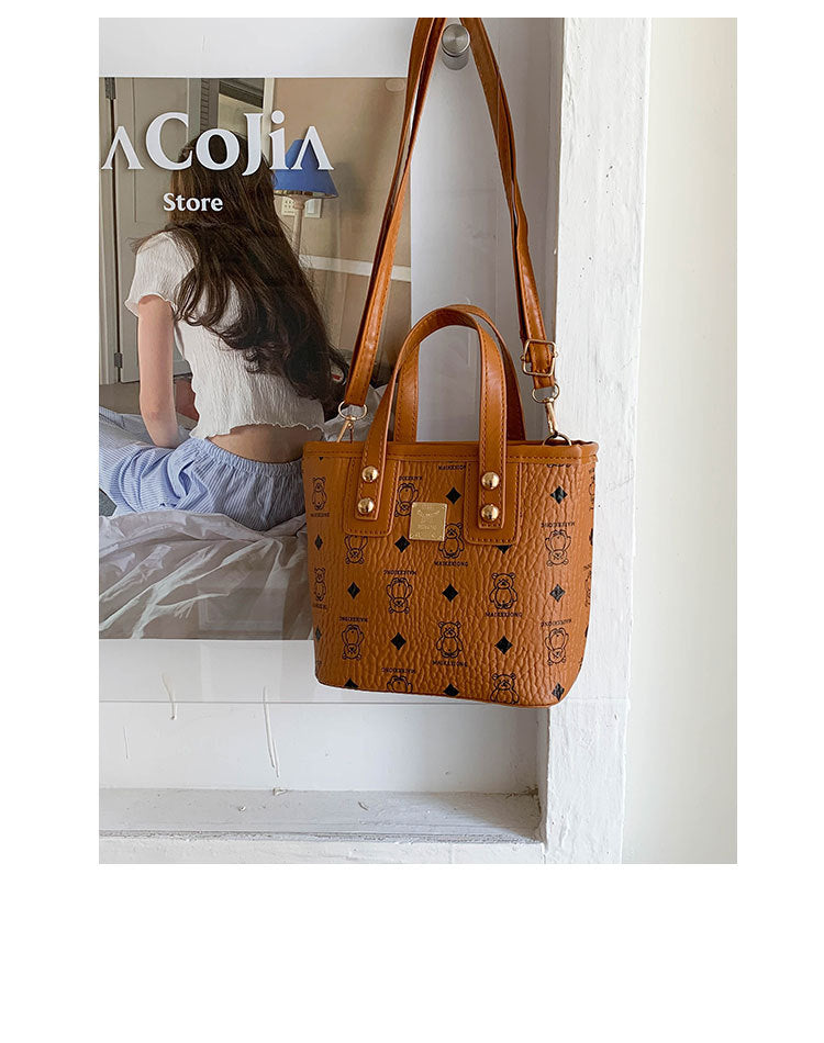 Large Capacity Stylish Versatile Korean Version ins Women's Bag2025New fashionable and high-end one-shoulder tote bag