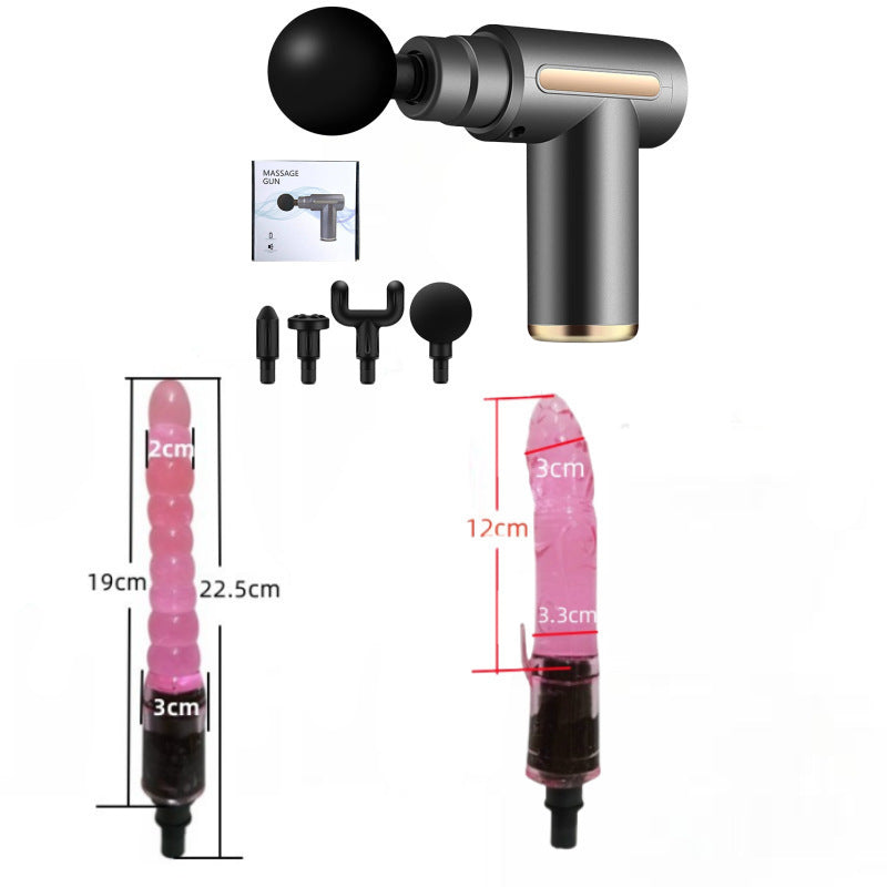 Fascia Gun Modified Head Massage for Women Multi-Functional Adapter Replacement Silicone Accessories Adult Gun Head Massager Device