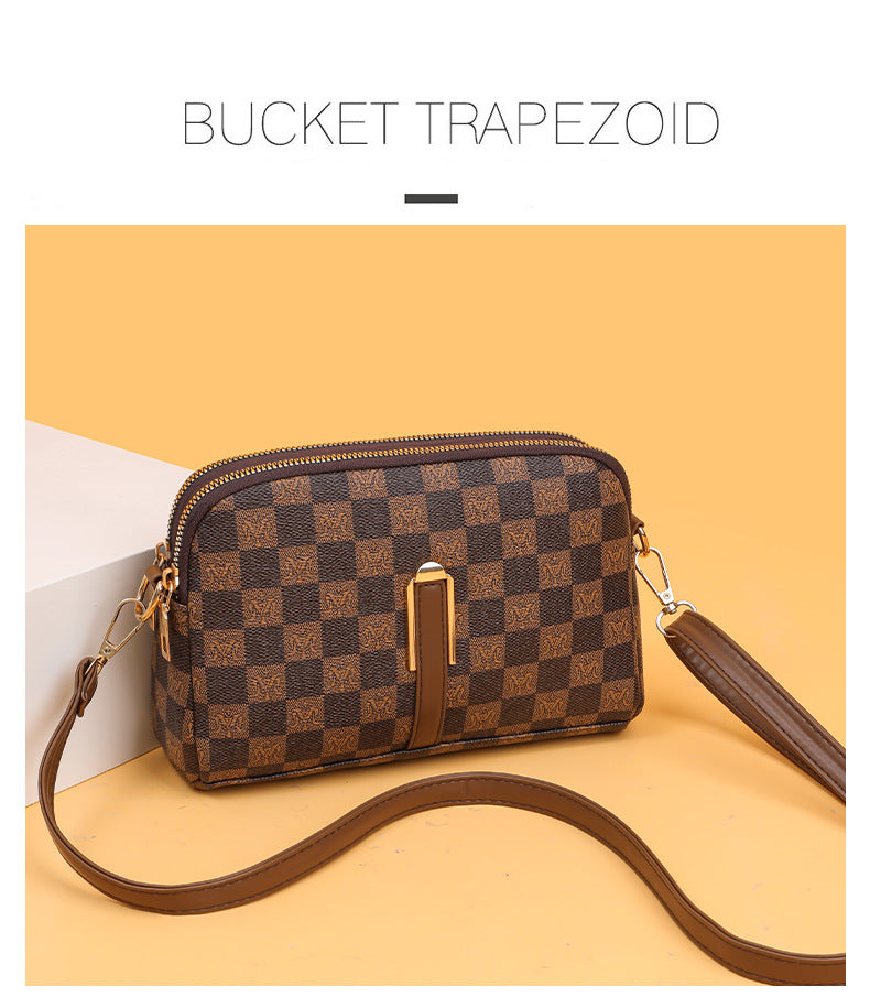 2834Yagelaisi Bag for Women New Simple Versatile Shoulder Bag Retro Trendy Crossbody Women's Bag Phone Bag