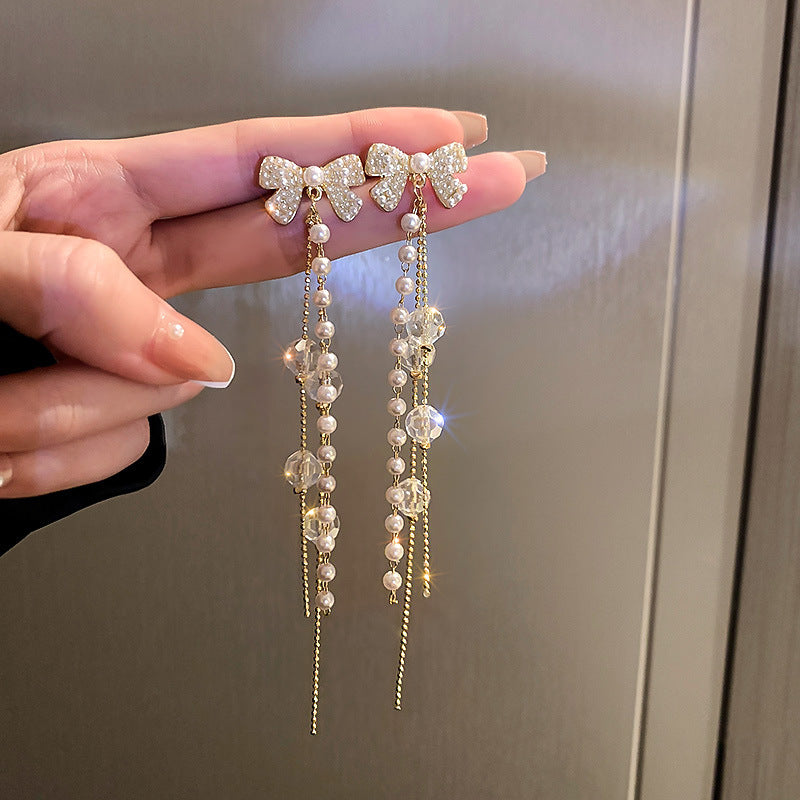 Pearl Earrings with a Sense of Sophistication Real Gold Electroplated Silver Needle French Retro Palace Style Earrings Versatile Ear Jewelry Wholesale