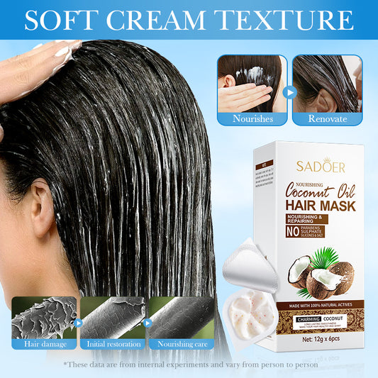 Full English Coconut Oil Body Care Set SADOER Smooth, Soft, Moisturizing, Clean Cross-Border Wholesale