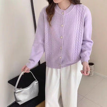 2025Spring New Soft Gentle Fairy Style Hollow Out Sweater Mid-Length Lazy Solid Color Cover-Up Top