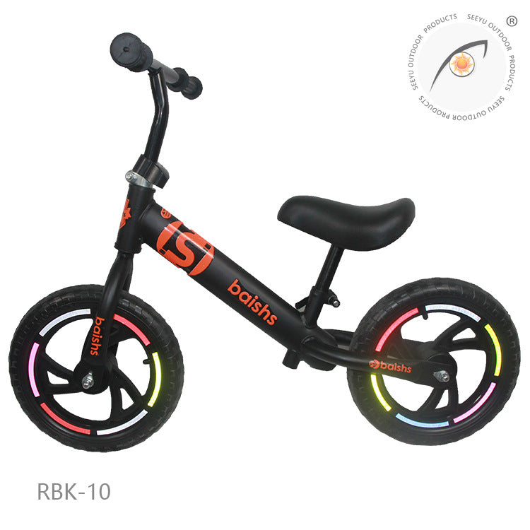 Cross-border Exclusive In-Stock Colorful Bicycle Rim Tire Reflective Stickers Colorful children's balance bike reflective stickers