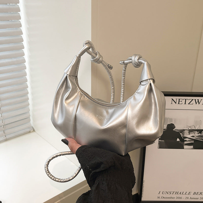 High-end Underarm Bag for Women2025New Trendy Fashion Versatile Casual Single Shoulder Bag Crossbody Dumpling Bag