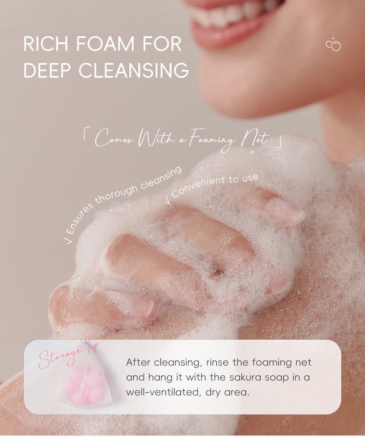 Plant Essential Oil Cherry Blossom Perfume Soap Refreshing Fragrance Bath Soap Full Body Use Long-lasting Scent Handmade Soap Export Soap
