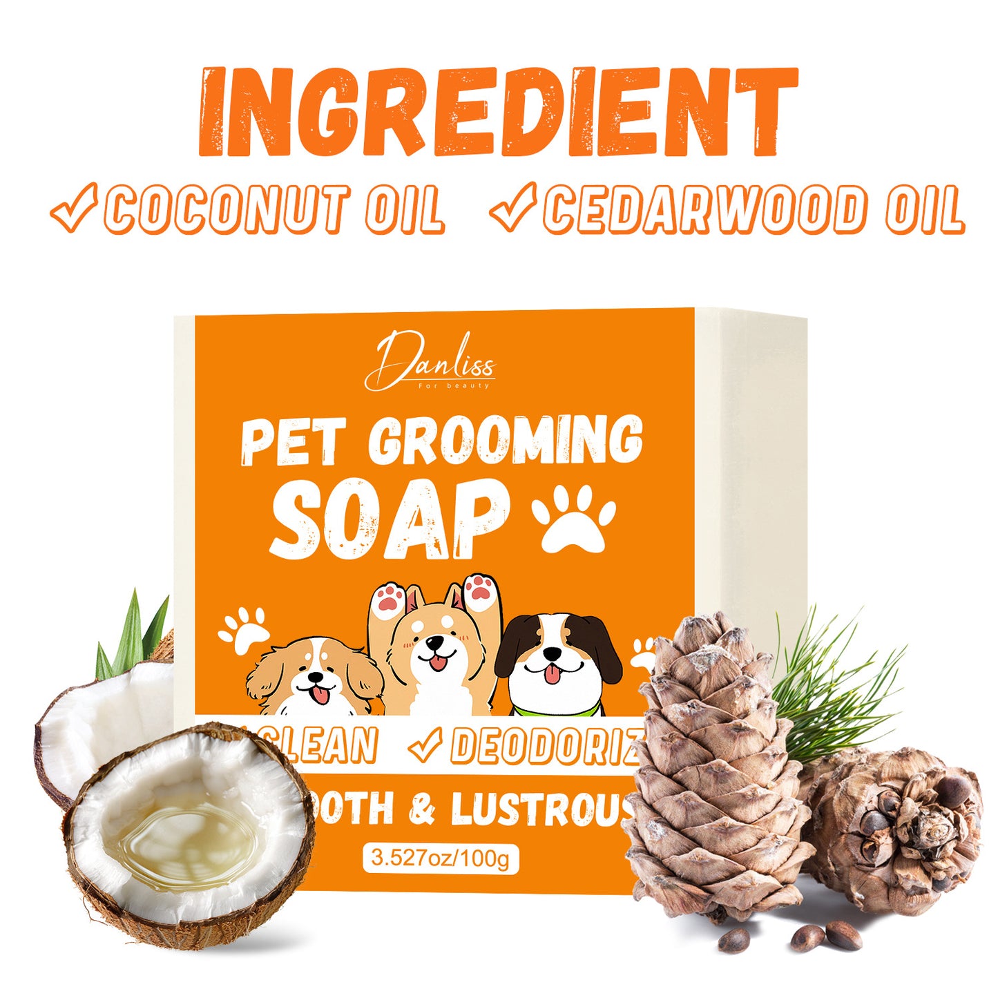 Cross-Border Pet Cleaning Soap  Deep Cleansing and Moisturizing Nurture Healthy Skin