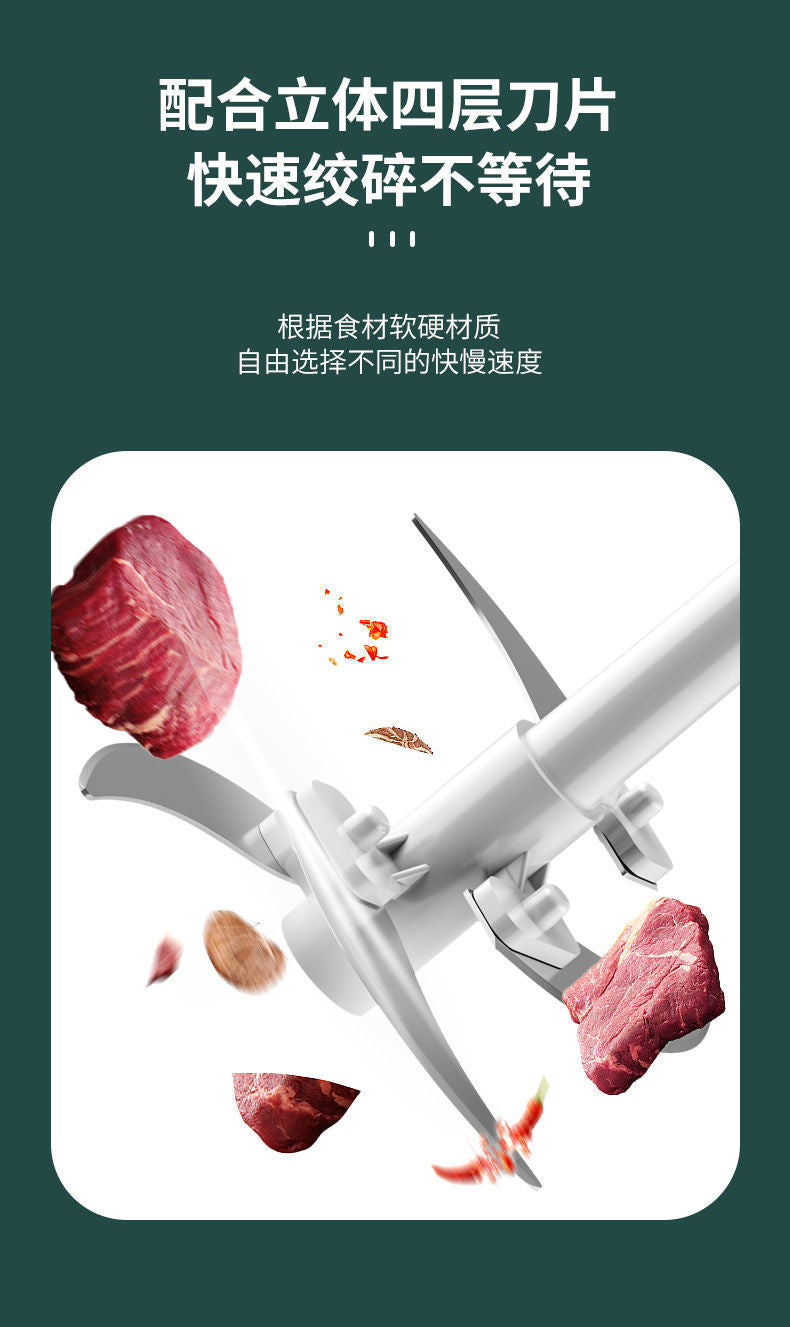 Meat Grinder Stainless Steel Multifunctional Household Small Food Processor Commercial Blender Kitchen Baby Food Gift