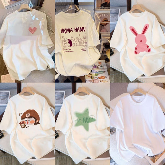 1Wholesale Supplies for Street Vendors 1688Summer New Women's Short Sleeve t T-shirt9.9Free shipping for wholesale women's clothing