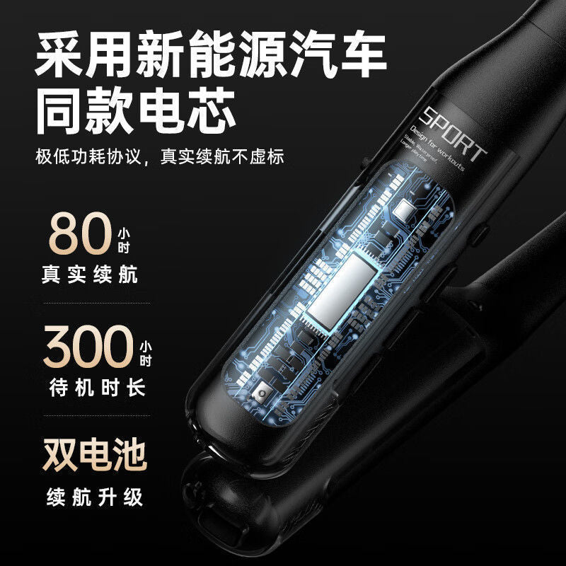 2025New Neckband Bluetooth Earphones Ultra-Long Battery Life Sports Super Bass Noise-Canceling Bluetooth Earphones Neckband