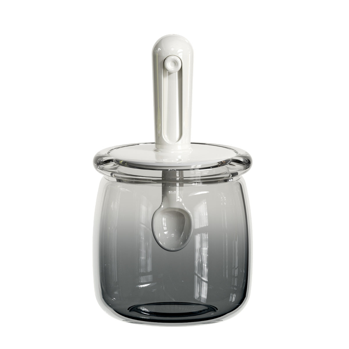 Adjustable Glass Seasoning Bottle Sealed Integrated Moisture-Proof Kitchen Seasoning Bottle Household MSG Salt Jar Set