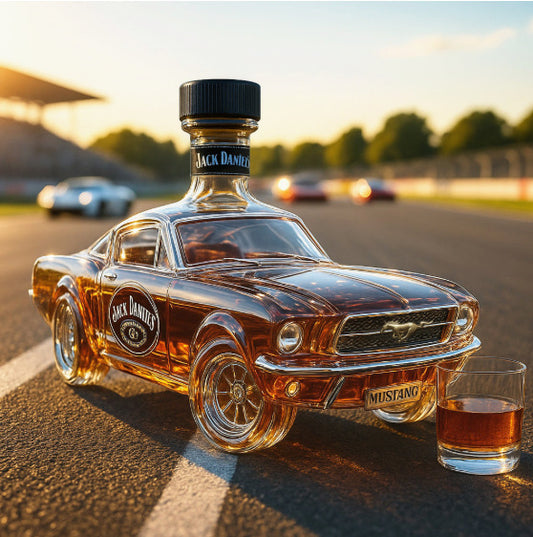 Cross-border New Product Independent Station Bestseller Police Car Whiskey Bottle Wild Horse Whiskey Bottle