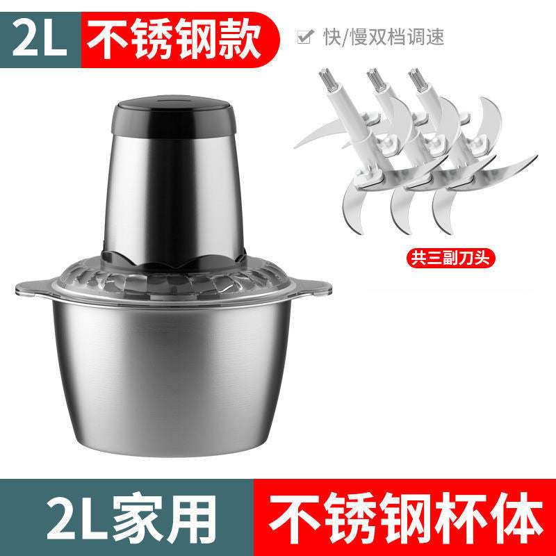 Meat Grinder Stainless Steel Multifunctional Household Small Food Processor Commercial Blender Kitchen Baby Food Gift