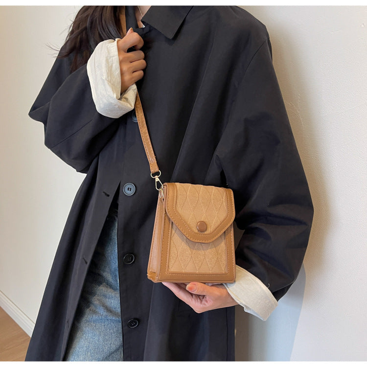 Commuting high-quality crossbody bag for women2023New stylish versatile women's shoulder bag ins Fashionable Phone Bag