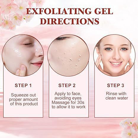 Cross-Border Hot-Selling Exfoliating Gel Cleanser Face Body Lotion Skin Scrub Cleansing Care Dead Skin Removal Gel