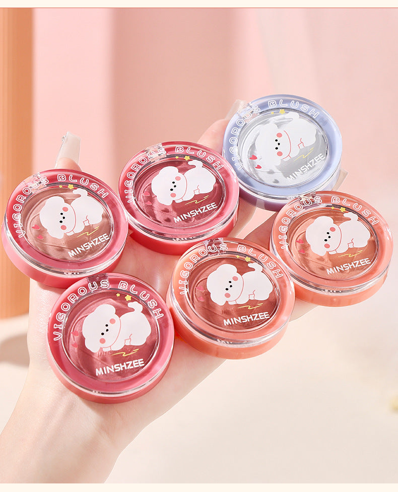 Ming Xizhi Sunshine Vitality Single Color Blush Natural Matte Brightening Expanding Color Rouge Enhancing Complexion Atmosphere Series2034