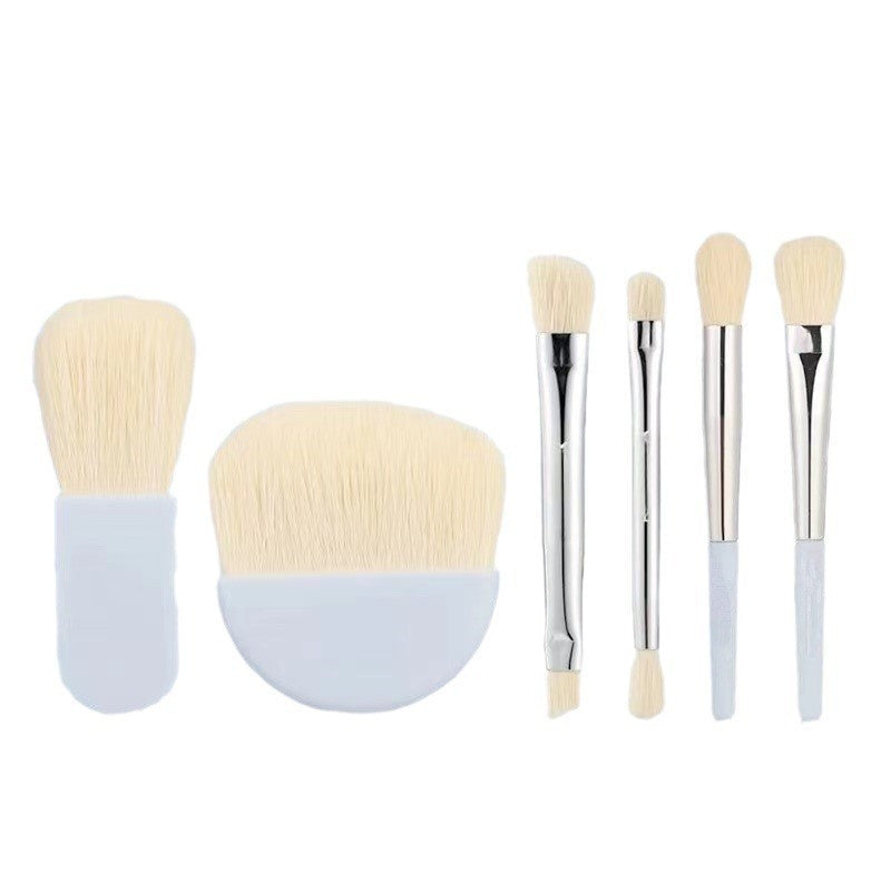 New6Travel size makeup brush set portable beginner brushes mini i Loose Powder Contour Concealer Dotting Brush