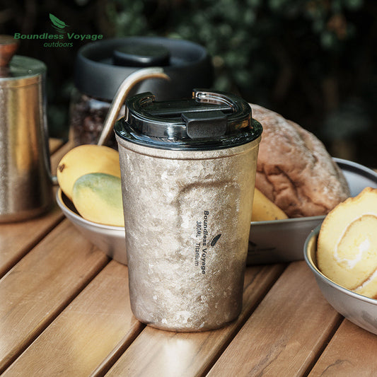 Pure Titanium Heat Preservation Coffee Cup