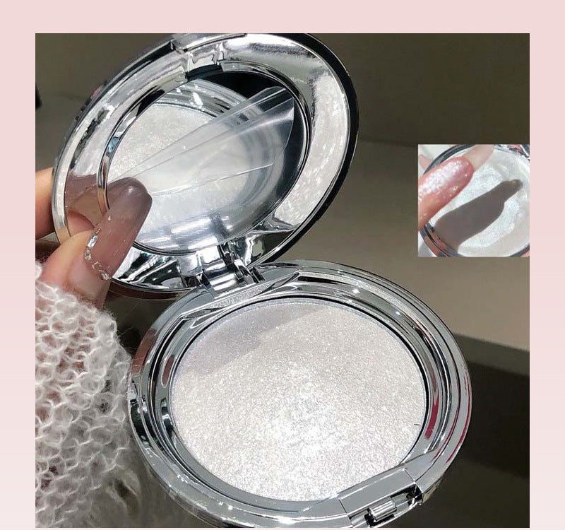 kakashow Single Color Highlighter Cream Crushed Diamond Clear Sparkling Pearl Fine Shimmer 3D Brightening Mashed Potato Blush C465