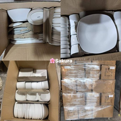 Tableware Bowl and Plate Set Ceramic Tableware Set ceramics Ceramic Plate plates Chaozhou Cross-Border Defective Products