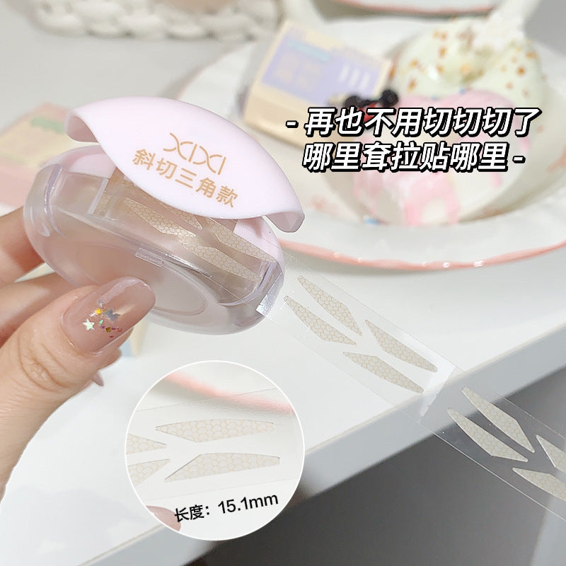 xixi Roller Pull-Out High-Adhesion Double Eyelid Tape Natural Invisible Seamless Non-Reflective Puffy Eye Beauty Tape J199