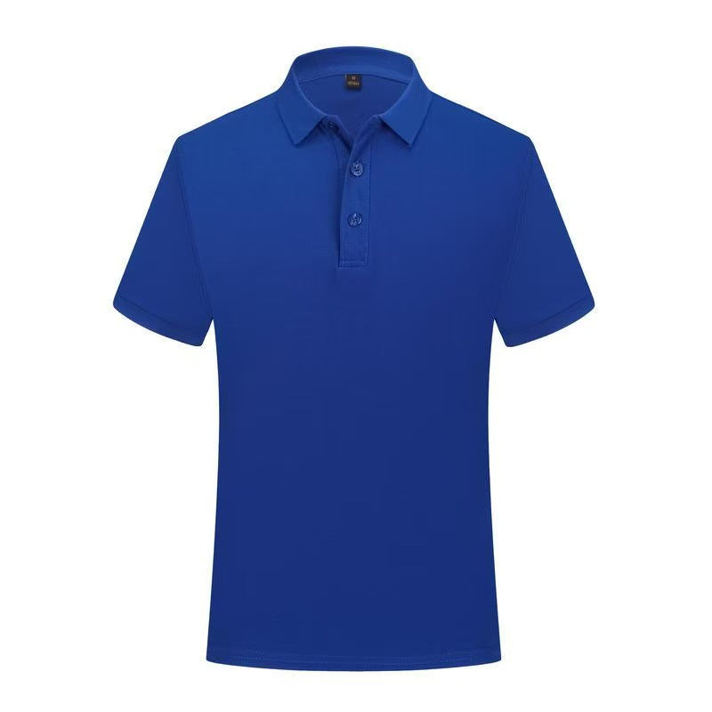 Short Sleeve polo Men's Summer Workwear Turn-down Collar Printed Work Shirt logo Patterned Advertising Shirt for Men polo Shirt